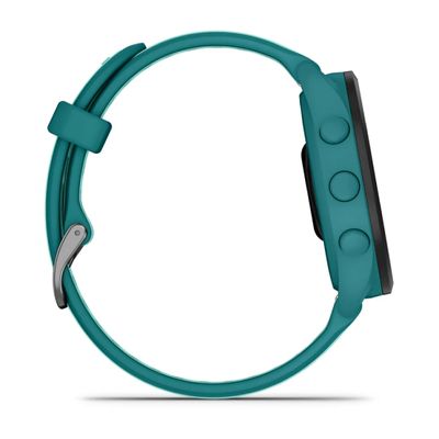 GARMIN Forerunner 165 Music Smart Watch (43mm., Turquoise/Aqua Case, Turquoise/Aqua Band)